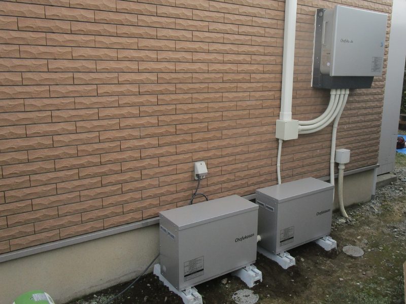 長府工産 蓄電池 藤岡市K様邸